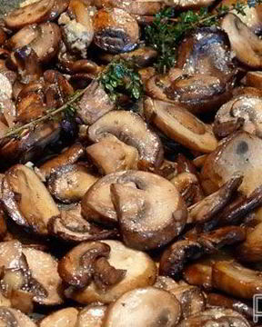 Шампиньоны жареные