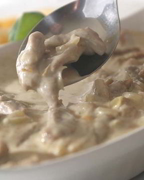 Тушеные сморчки