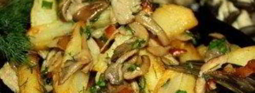 вешенки, жареные с картошкой. Шаг 9