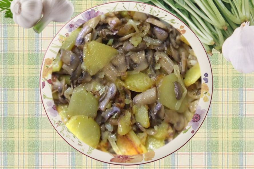 Рецепт волнушек жареных с картофелем