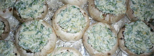 закусочные фаршированные шампиньоны. Шаг 6