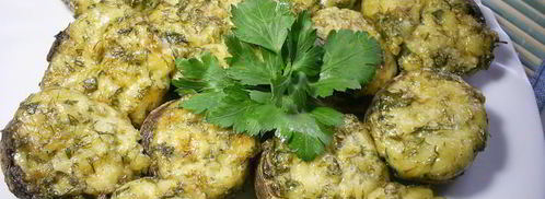 закусочные фаршированные шампиньоны. Шаг 8