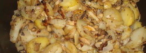 жаренка с грибами. Шаг 5