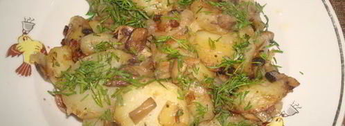 жаренка с грибами. Шаг 6