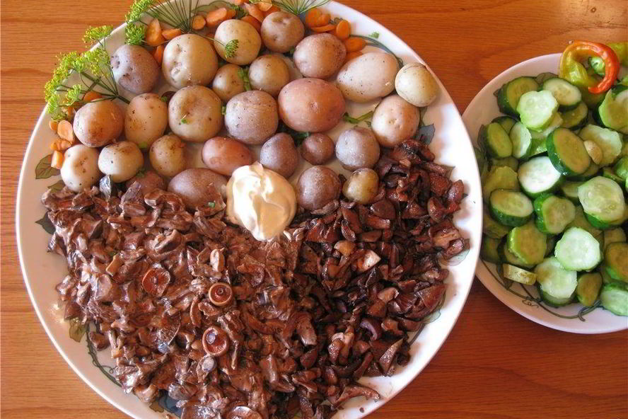 Рецепт жареных грибов рыжики