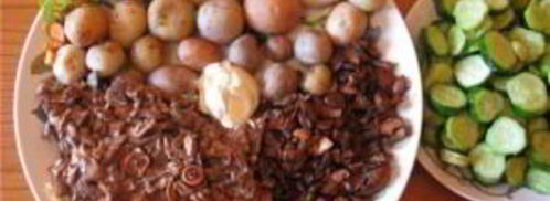 жареные грибы рыжики. Шаг 5