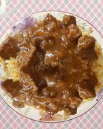 Гуляш из филе утки