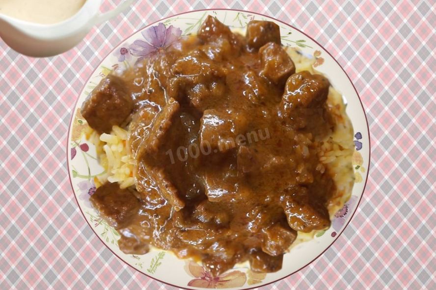 Рецепт гуляша из филе утки