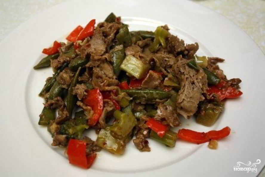 Рецепт гуляша из говядины с овощами