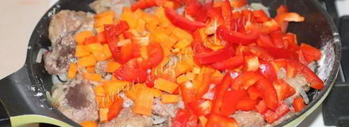 гуляш из говяжьей печени. Шаг 10