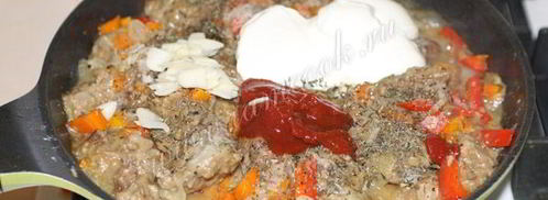 гуляш из говяжьей печени. Шаг 11