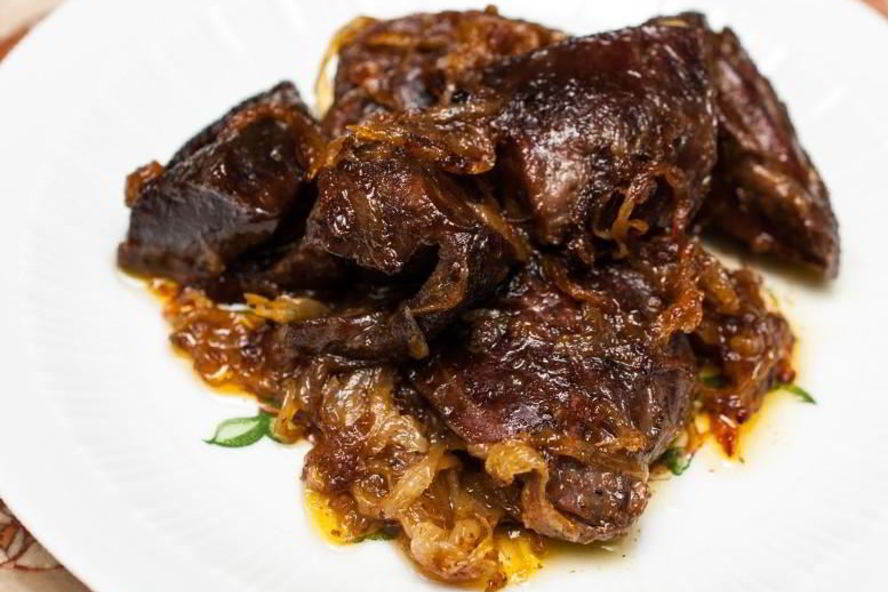 Рецепт гуляша из сердца