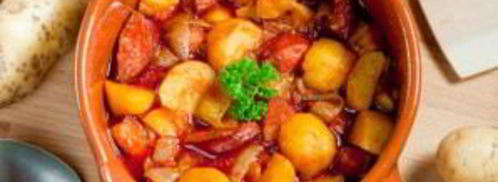 гуляш из сосисок. Шаг 5