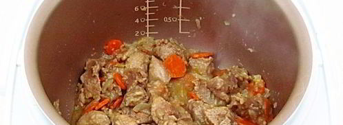 гуляш из свинины по-мадьярски в мультиварке. Шаг 13