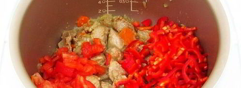 гуляш из свинины по-мадьярски в мультиварке. Шаг 14