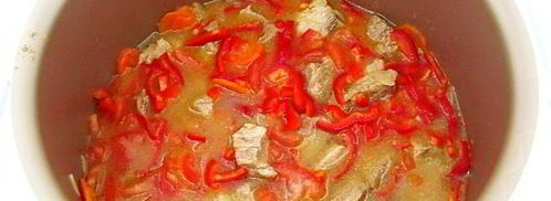 гуляш из свинины по-мадьярски в мультиварке. Шаг 15