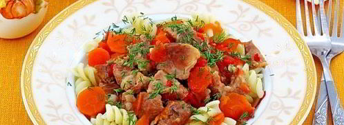 гуляш из свинины по-мадьярски в мультиварке. Шаг 18