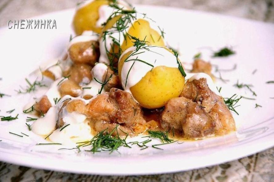 Рецепт гуляша из свинины с красным вином