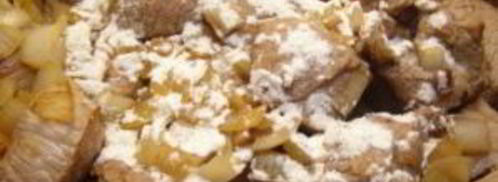 гуляш из вареной говядины. Шаг 4