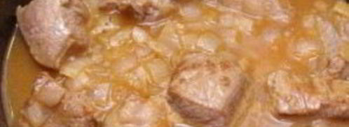 гуляш из вареной говядины. Шаг 6