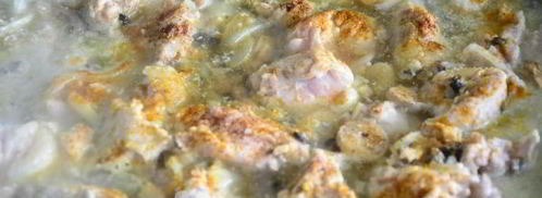 куриный гуляш с грибами в соусе. Шаг 9