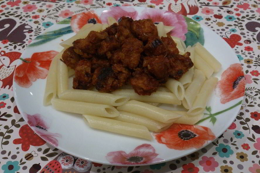 Рецепт соевого гуляша