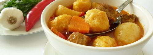 суп-гуляш с сырными клецками. Шаг 11