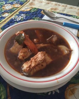 Венгерский гуляш из рыбы