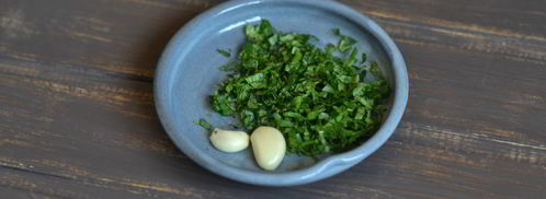 картофельное пюре с чесноком и базиликом. Шаг 3