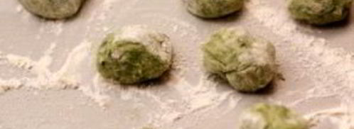 картофельные клецки со шпинатом. Шаг 4