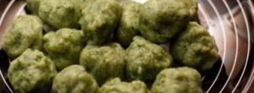 картофельные клецки со шпинатом. Шаг 5