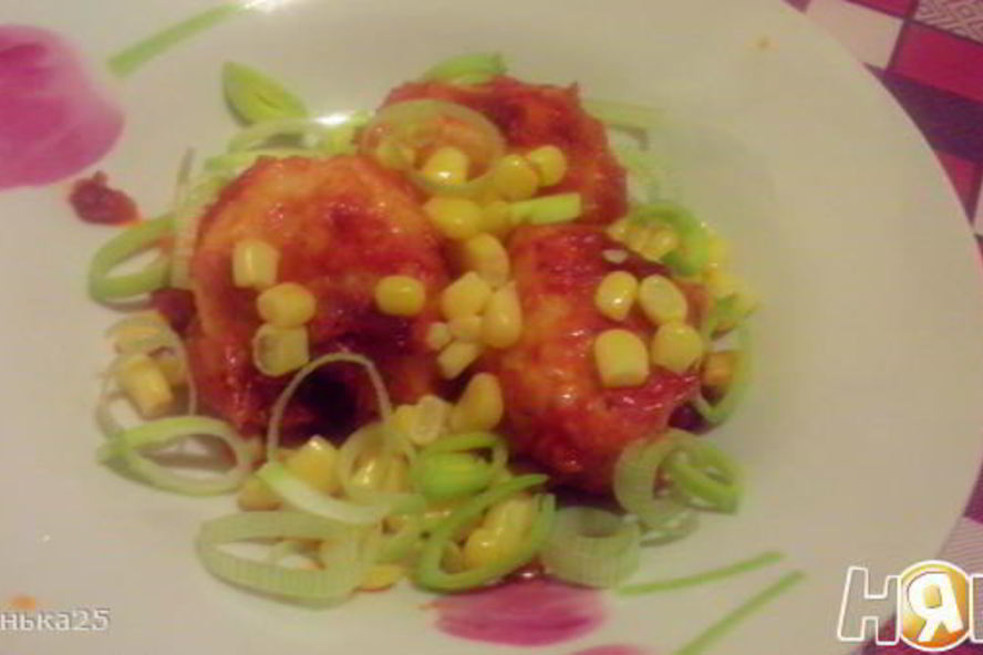 Рецепт картофельных клецек в соусе с луком-пореем