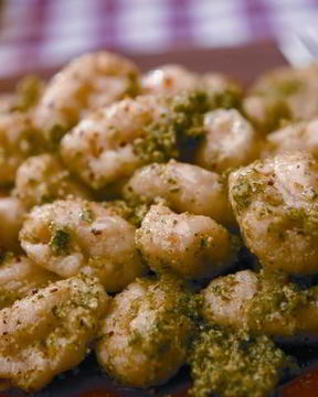 Картофельные ньокки с песто