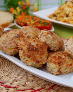 Индюшиные котлеты с кус-кусом