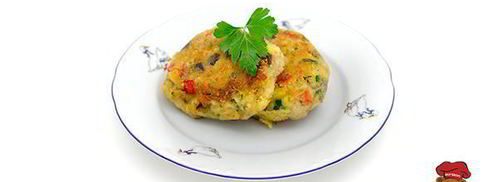 котлеты из бобов с овощами. Шаг 8