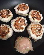 Котлеты из куриного филе с цукини и луком