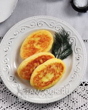Котлеты картофельные с сыром