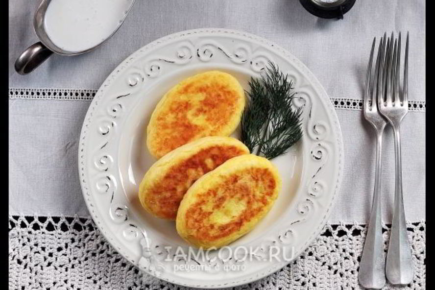Рецепт котлет картофельных с сыром