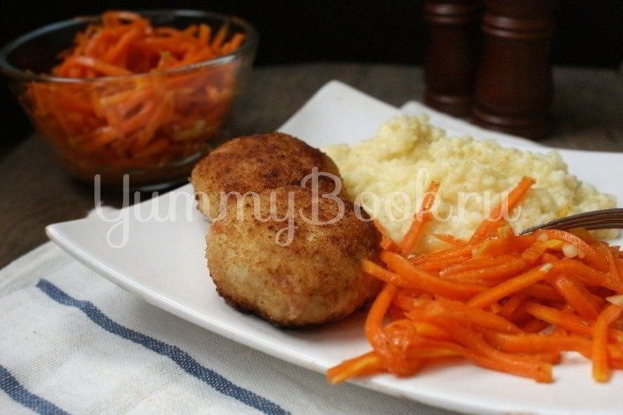 Рецепт куриного-овощных котлеты