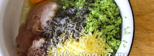 куриные котлеты с брокколи. Шаг 7