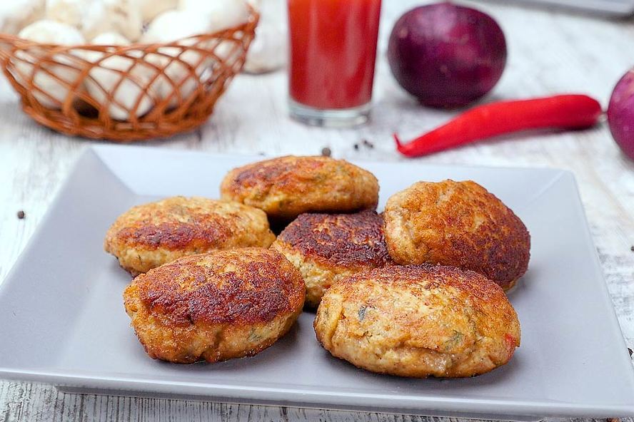 Рецепт куриных котлет с капустой