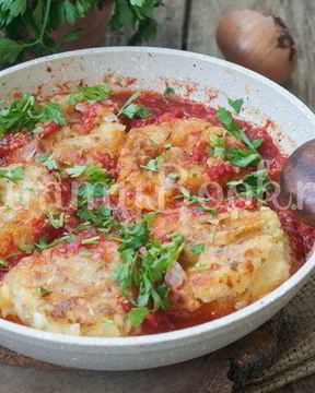 Луково-картофельные котлеты