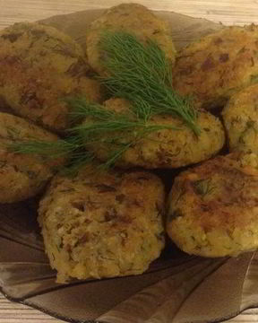 Постные грибные котлеты с нутом