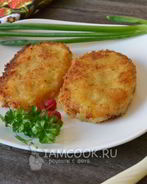 Постные картофельные котлеты с луком