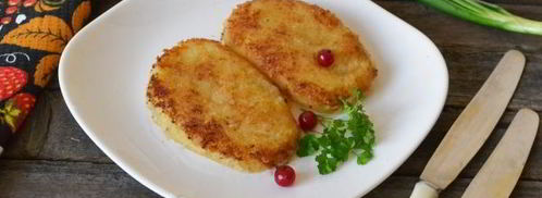 постные картофельные котлеты с луком. Шаг 11