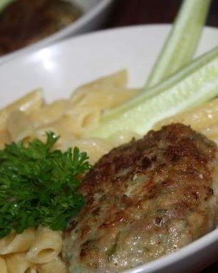 Пышные свиные котлетки в рисовой муке