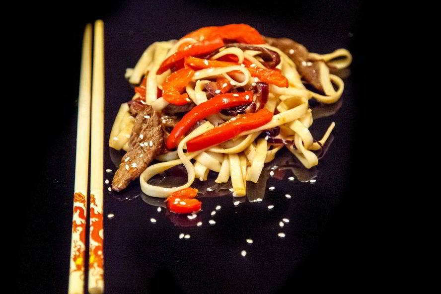 Рецепт лапши удон с говядиной