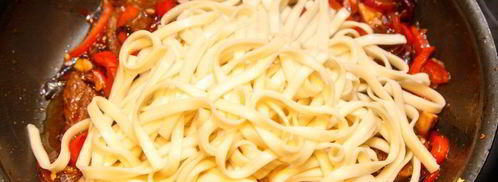 лапша удон с говядиной. Шаг 8