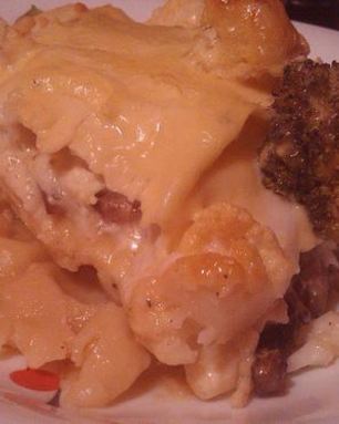 Большая лазанья с морепродуктами