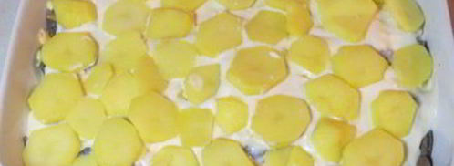 картофельная лазанья с грибами. Шаг 16